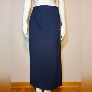 Women's navy business skirt